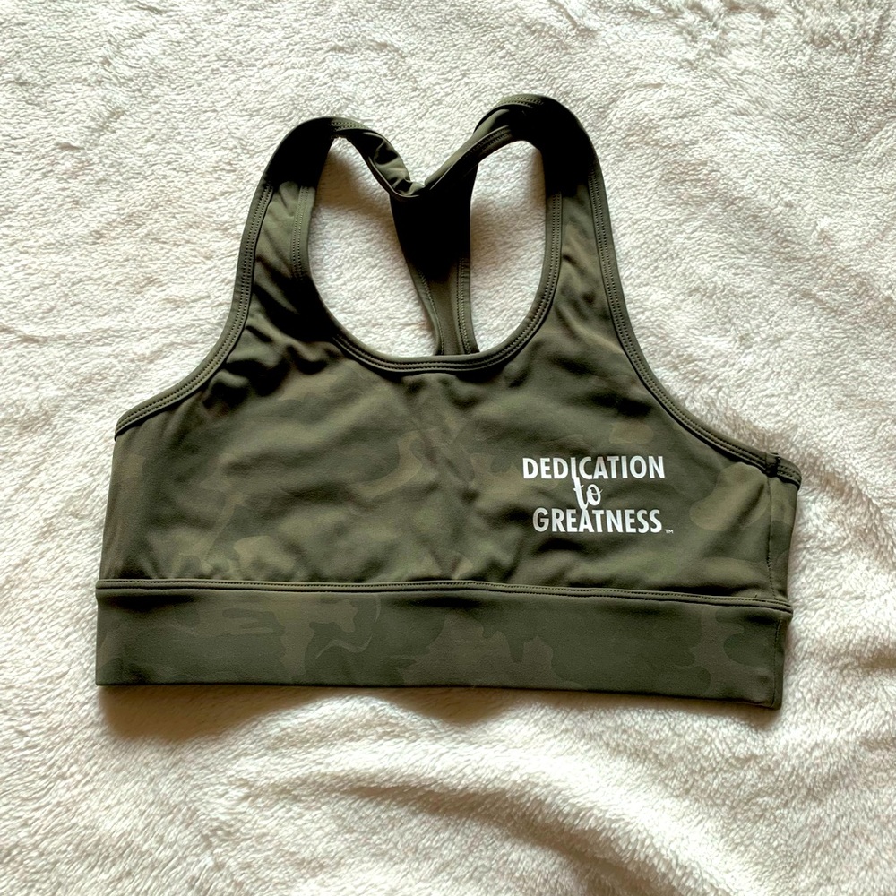 I AM XELLENCE Camo Sports Bra Medium